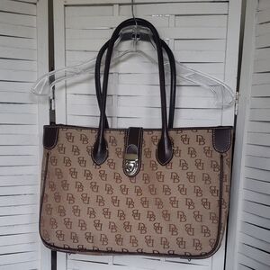 Dooney & Bourke Brown Monogram Tote Bag